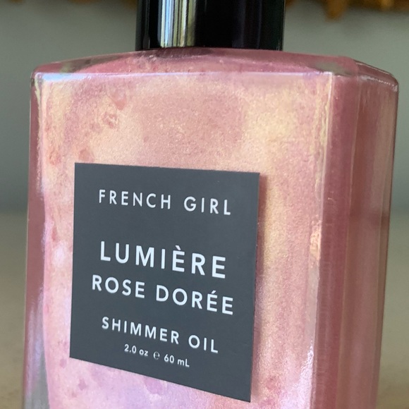 French Girl Cosmetics Rose Doree Shimmering Body Oil - Picture 2 of 4